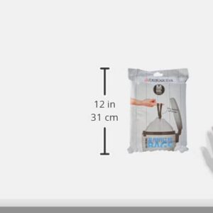 Brabantia PerfectFit Bin Liners, 60 Litre/Size M, White