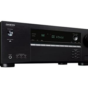 Onkyo TX-SR494 AV Receiver with 4K Ultra HD | Dolby Atmos | DTS: X | Hi-Res Audio (2019 Model)