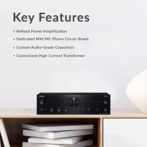 Onkyo TX-NR595 Home Audio Smart Audio and Video Receiver, Sonos Compatible and Dolby Atmos Enabled, 4K Ultra HD and AirPlay 2 (2019 Model), Black