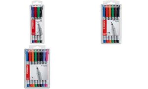 stabilo® ohpen universal pen medium, water-soluble, pack of 8, pack of 8