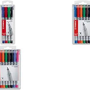 Stabilo® OHPen universal pen medium, water-soluble, pack of 8, pack of 8