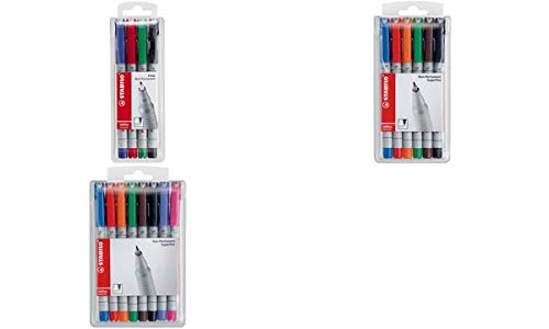 Stabilo® OHPen universal pen medium, water-soluble, pack of 8, pack of 8