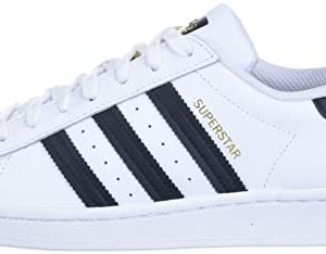 adidas Originals mens Superstar Sneaker, White/Black/White, 12 US