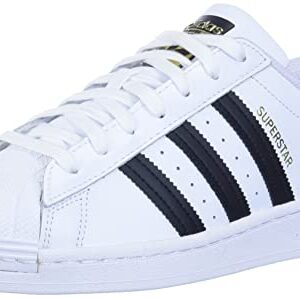 adidas Originals mens Superstar Sneaker, White/Black/White, 12 US