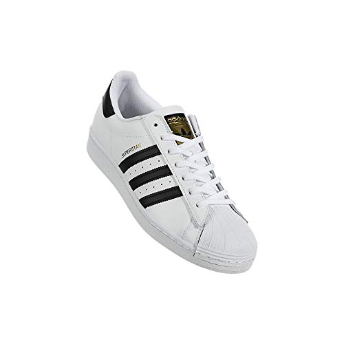 adidas Originals mens Superstar Sneaker, White/Black/White, 12 US