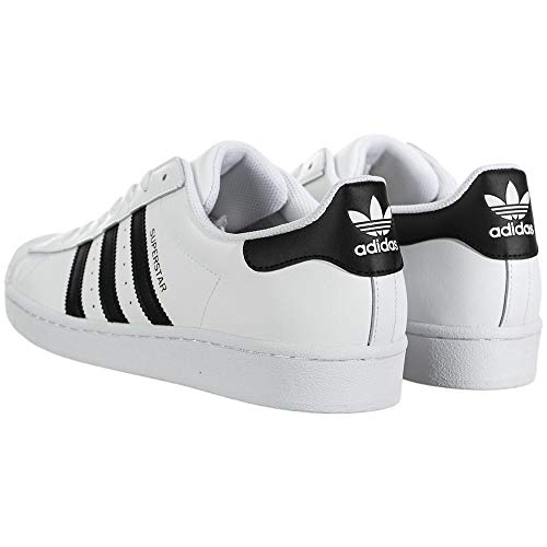 adidas Originals mens Superstar Sneaker, White/Black/White, 12 US