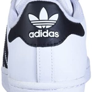 adidas Originals mens Superstar Sneaker, White/Black/White, 12 US