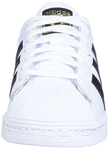 adidas Originals mens Superstar Sneaker, White/Black/White, 12 US