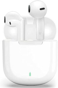 wireless earbuds headphones bluetooth 5.2 ipx7 waterproof noise cancellation 25h battery headset hi-fi stereo sound with charging case bluetooth earphones with mic for iphone/samsung