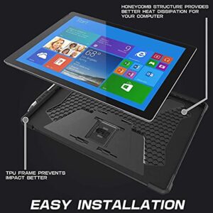 SUPCASE [UB PRO Series] Full-Body Kickstand Rugged Protective Case for Surface Pro 7/Pro 6 Case Microsoft Surface Pro 7/Pro 6/Pro 5/Pro 4/Pro LTE (Black)