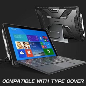 SUPCASE [UB PRO Series] Full-Body Kickstand Rugged Protective Case for Surface Pro 7/Pro 6 Case Microsoft Surface Pro 7/Pro 6/Pro 5/Pro 4/Pro LTE (Black)