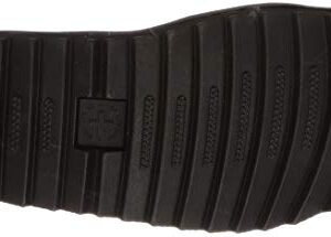 Dr. Martens womens Slide Sandal, Black Hydro Leather, 6 US