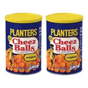 planters cheez balls cheese flavored snacks, original, 2.75 oz (pack - 2)