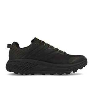 HOKA ONE ONE Mens Speedgoat 4 Gore-TEX Anthracite/Dark Gull Grey Trail Runner - 9