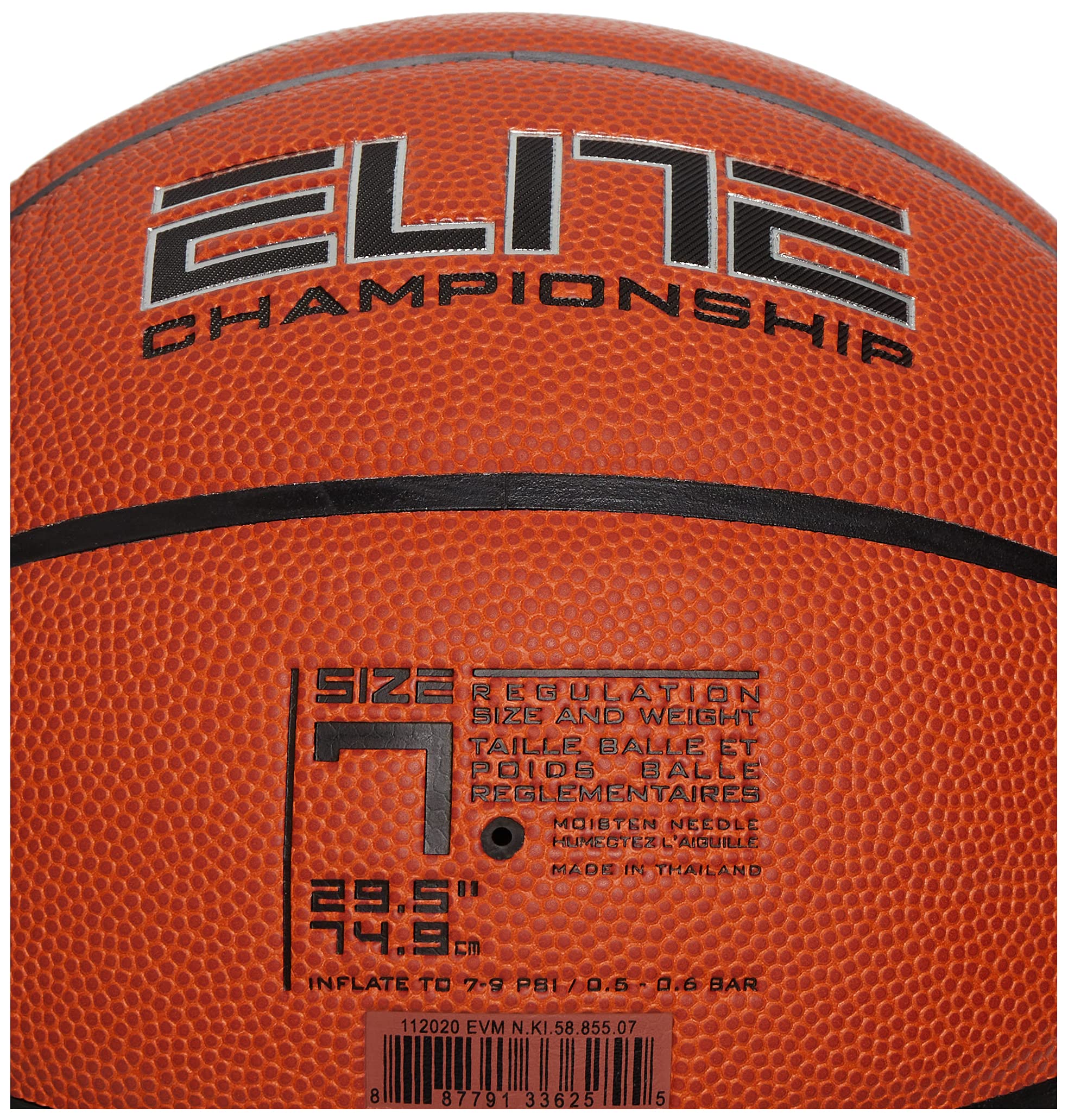 Nike Ball Elite Championship 8P Amber/Blk Basketball Free