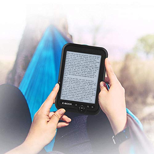 Portable E Reader, Waterproof 6 inch Electronic E Book Reader with 800x600 High Resolution Display Support 29 Languages(Black1)