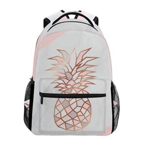 alaza pineapple marble large backpack laptop school bag with multiple pockets