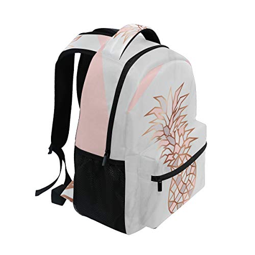 ALAZA Pineapple Marble Large Backpack Laptop School Bag with Multiple Pockets