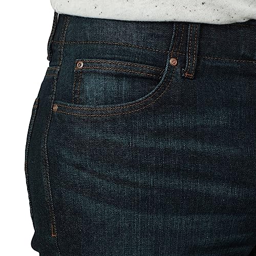 Lee Men's Extreme Motion Regular Straight Jean Night Owl 38W x 29L