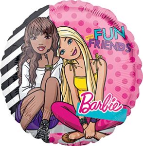 loonballoon standard size compatible with barbiefriends balloon cartoons movie character balloons for kids birthday and theme parties