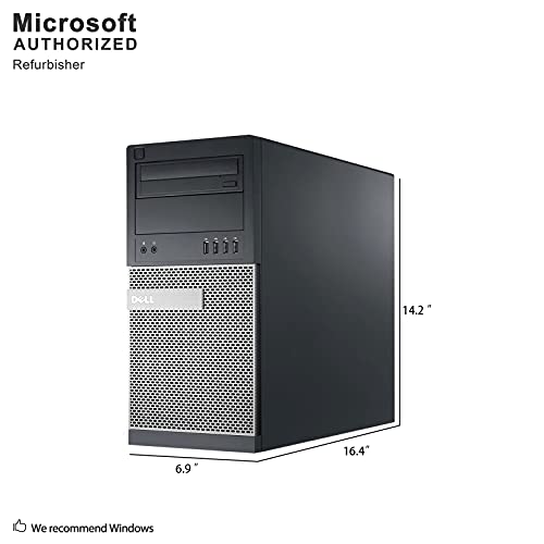 Dell OptiPlex 9020 High Performance Business Desktop Computer, Intel Quad-Core i7-4790 up to 4.0GHz, 16GB RAM, 1TB SSD, DVD-RW, WiFi, USB 3.0, Windows 10 Professional (Renewed)