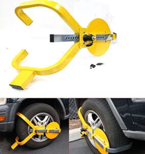 9trading wheel lock clamp boot tire claw trailer auto car truck anti-theft towing boot