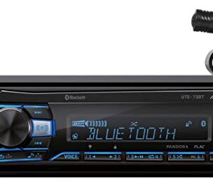 ALPINE UTE-73BT Digital Media Bluetooth Car Stereo Receiver w/USB+AUX Cable