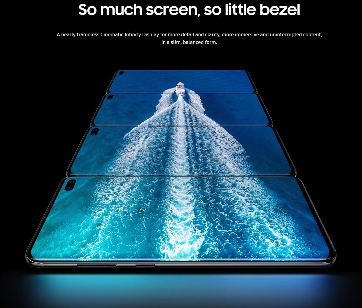 Samsung Galaxy S10+, 128GB, Prism White - T-Mobile (Renewed)