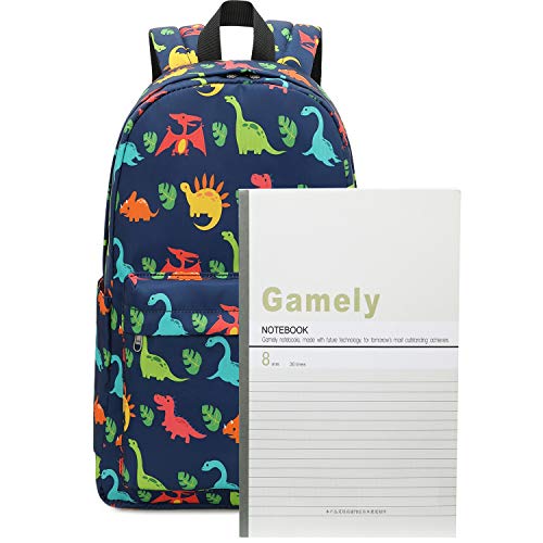Kids Backpack Boys Preschool Toddler School Book Bags for Elementary Primary Schooler (Dinosaur-leaf)