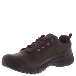 keen men's-targhee 3 oxford casual hiking shoes, dark earth/mulch, 11 wide