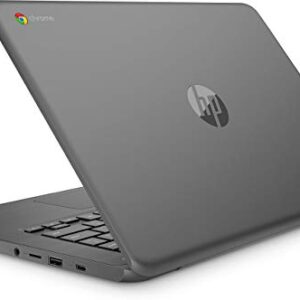 HP 14-CA023NR Chromebook 14" IPS HD (1366x768) Intel Celeron N3350, Intel HD Graphics 500, 4GB RAM, 32GB eMMC Hard Drive, Chrome OS, Chalkboard Gray (Renewed)