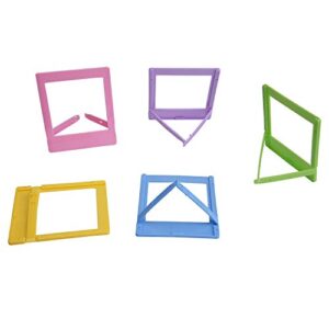 SUNMNS Colorful Photo Picture Frame Compatible with Fujifilm Instax Square SQ1 SQ6 SQ10 SQ20 Camera Film, 5 Pieces