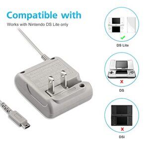 DS Lite Power Charger, AC Adapter for Nintendo DS Lite Systems , Wall Travel Charging Cable 5.2V 450mA