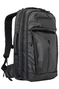elite survival systems 7726-b stealth sbr backpack, black, one size