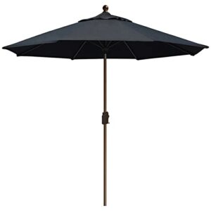 eliteshade usa 10-year-non-fading sunumbrella 9ft market umbrella patio umbrella outdoor table umbrella with ventilation, black