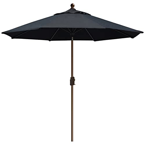 EliteShade USA 10-Year-Non-Fading Sunumbrella 9Ft Market Umbrella Patio Umbrella Outdoor Table Umbrella with Ventilation, Black