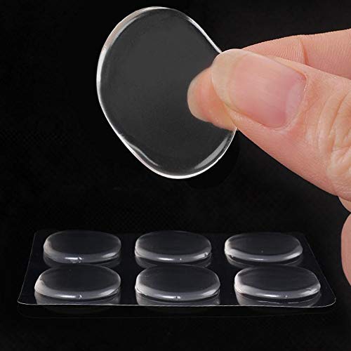 Heel Grips, 8PCS Heel Inserts, 12PCS Shoe Inserts, Gel Heel Cushion Inserts for Women Men, Adhesive Shoe Pads for Loose Shoes, Heel Slipping, Rubbing