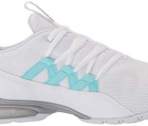 PUMA Women's Riaze Prowl, Puma White-Gulf Stream, 8.5