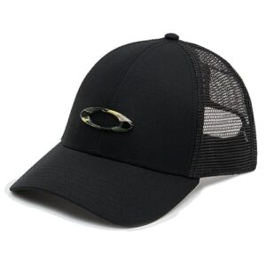 oakley trucker ellipse hat, blackout, one size