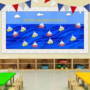 White Wood Bulletin Board Border Straight Border Trim for Classroom Decoration