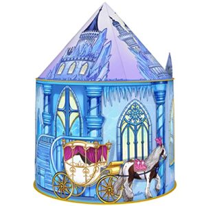 ImpiriLux Ice Castle Princess Play Tent | Unique Pop Up Fort for Imaginative Games & Gift | Foldable Playhouse with Storage Bag