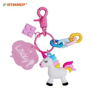 DTMNEP Unicorn Gifts Earbuds Earphones for Girls Kids Compatible with Apple Android with Unicorn Key Chain, Headphone Bag, Gift Card, Gift Box, and Back to School Supply for Kids