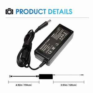 AC Adapter Laptop Charger for HP Pavilion G6 G7 DV6 DV5 DV4 G72 G71 G60 G61 G62 DM4 HP 2000-2B09WM 2000-2A20NR Notebook PC 65W 18.5V 3.5A Power Supply Cord