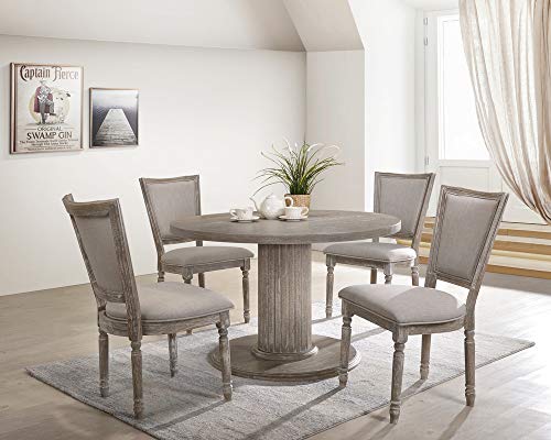 ACME Gabrian Dining Table - - Reclaimed Gray