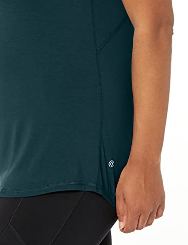 C9 Champion womens Active Tank T Shirt, Juniper Blue, Medium US