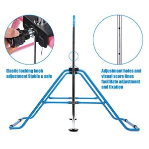 DOBESTS Gymnastics Bar Equipment for Home for Kids Height Adjustable Junior Training Kip Bar Uneven Bars for 3-7 Years (Blue)