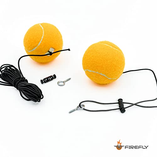 Firefly 2-Pack Garage Parking Guide Tennis Ball Car Stopper on a String Parking Aid Pack of Two