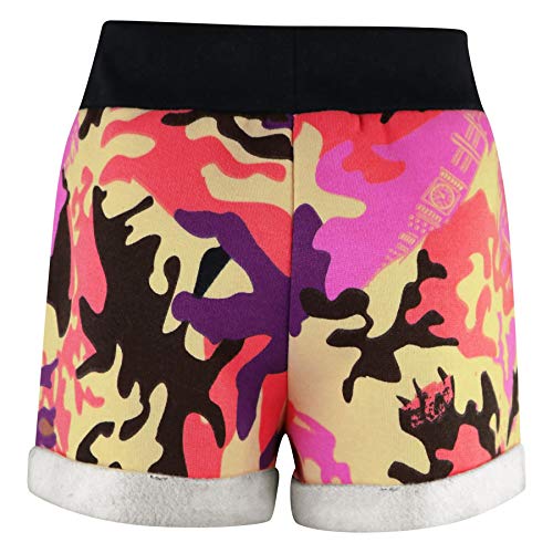 Kids Girls Shorts Fleece Camouflage Baby Pink Summer Hot Short Dance Gym Pants