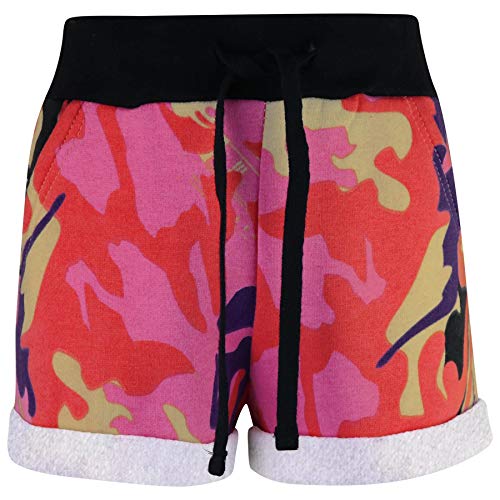 Kids Girls Shorts Fleece Camouflage Baby Pink Summer Hot Short Dance Gym Pants