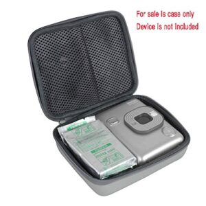 Hermitshell Hard EVA Travel Case for Fujifilm Instax Mini Liplay Hybrid Instant Camera (for Camera+Film, Grey)